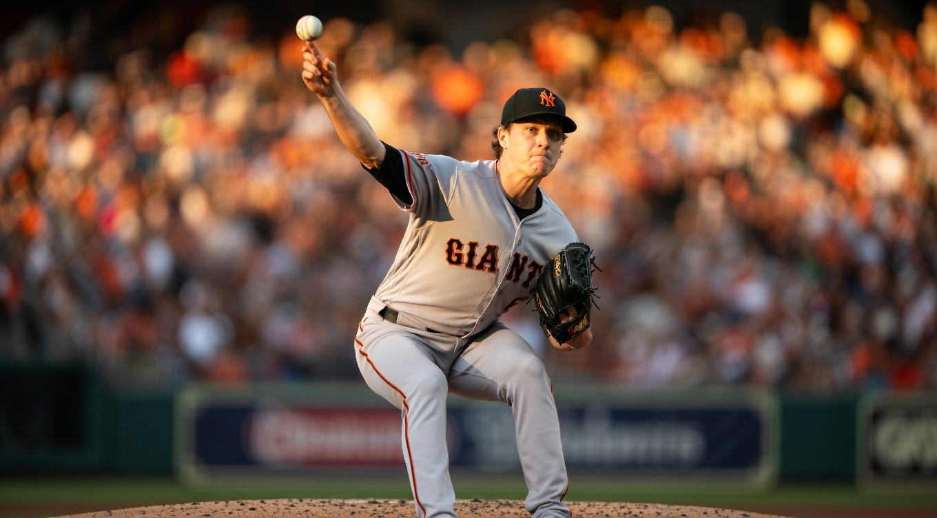 A dramatic view of an MLB stadium during a high-stakes game