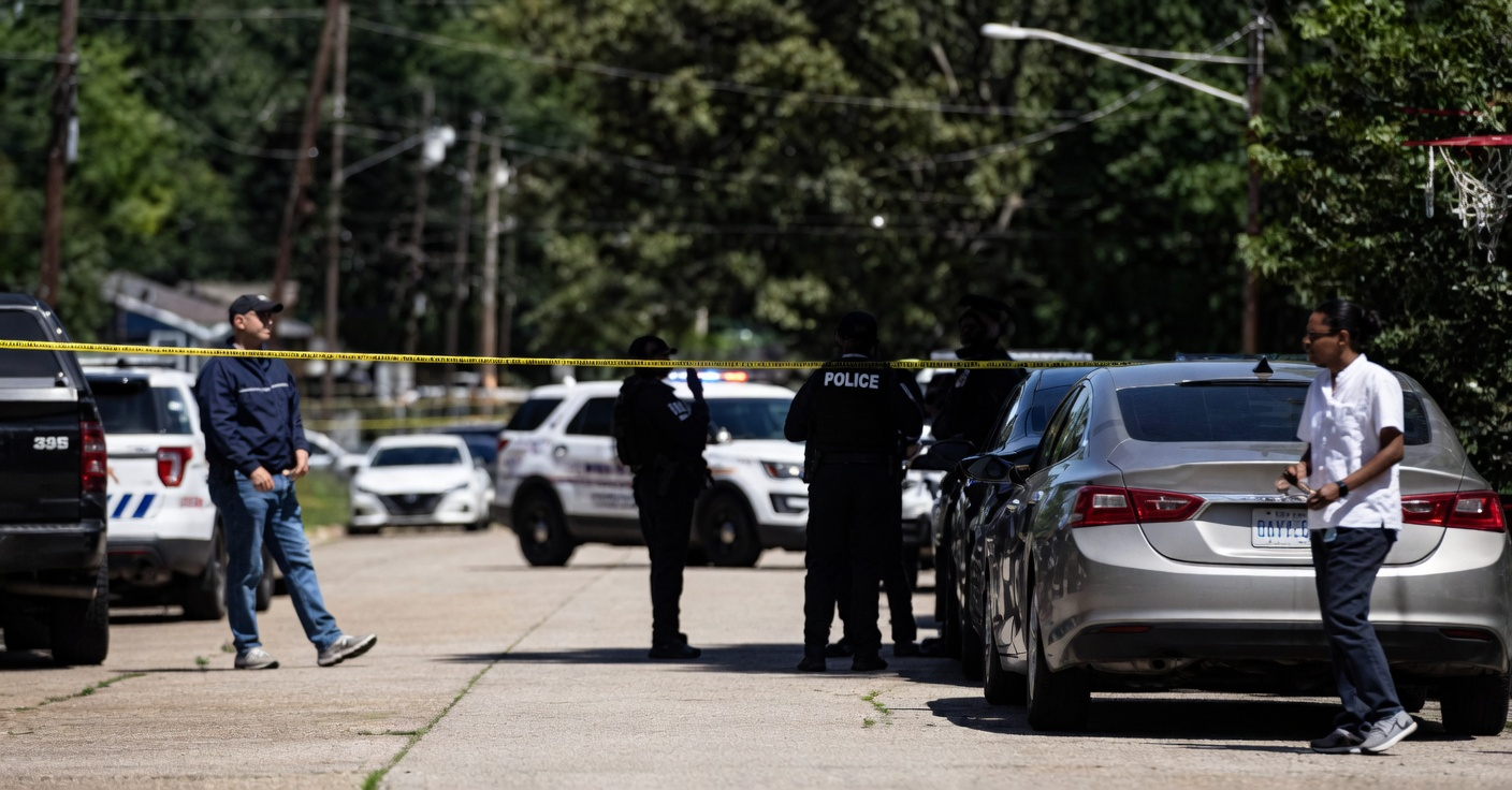 Shreveport Police at the scene of the Louisiana shooting April 2026