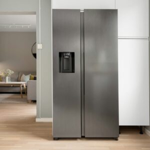 Refrigerator in a home kitchen during a power outage